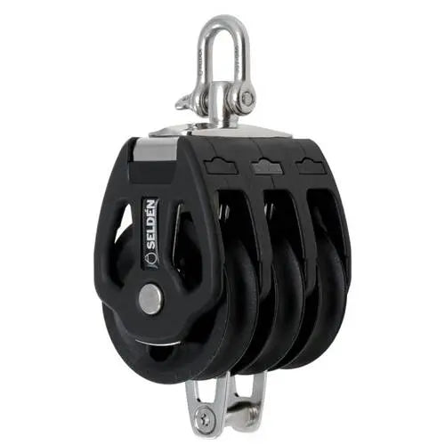 80mm Üçlü Makara / Bülbüllü + Kilit SELDÉN MAST