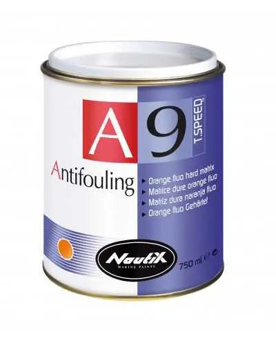 A9 T-Speed Fosforlu Salma ve Pala İçin Zehirli Boya Turuncu 0,75 lt NAUTIX PAINTS