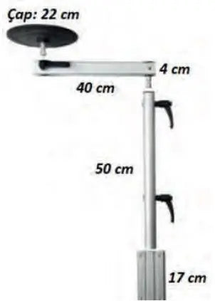 Akrobat Alüminyum Masa Ayağı Mas Mare