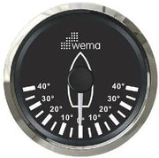DÜMEN AÇI GÖSTERGESİ 52 mm KROM/SİYAH WEMA