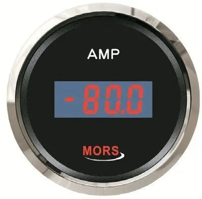 Dijital Ampermetre 12-24V Siyah (Şönt Dahildir) Mors