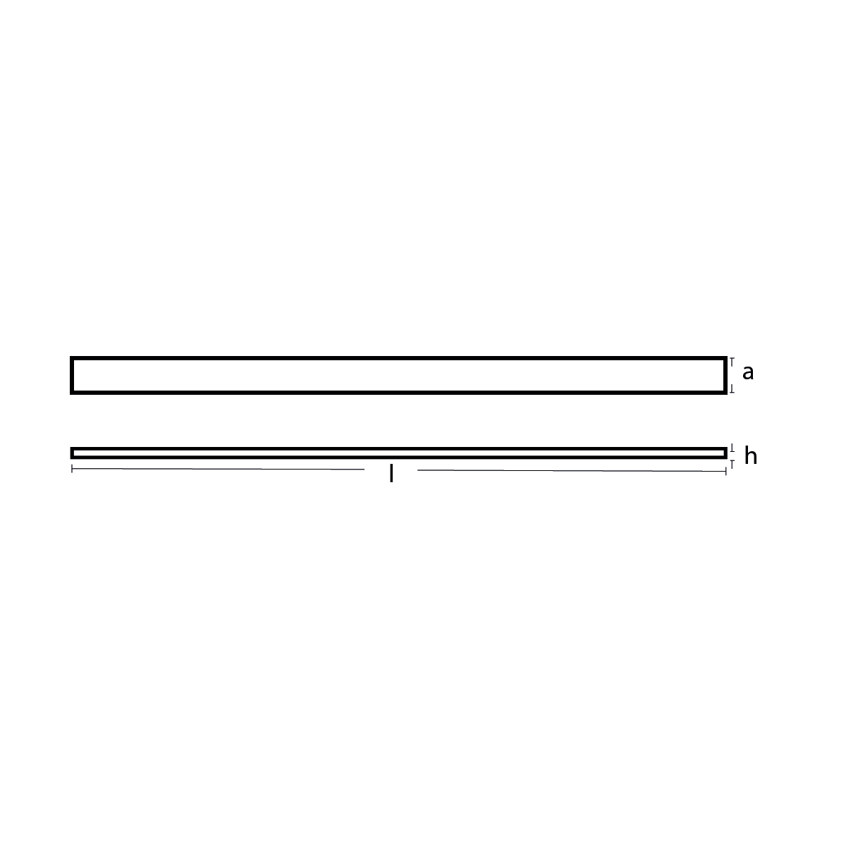 HYDROFOIL BAR TUTYA 900x45x12,5 ÇİNKO TECNOSEAL