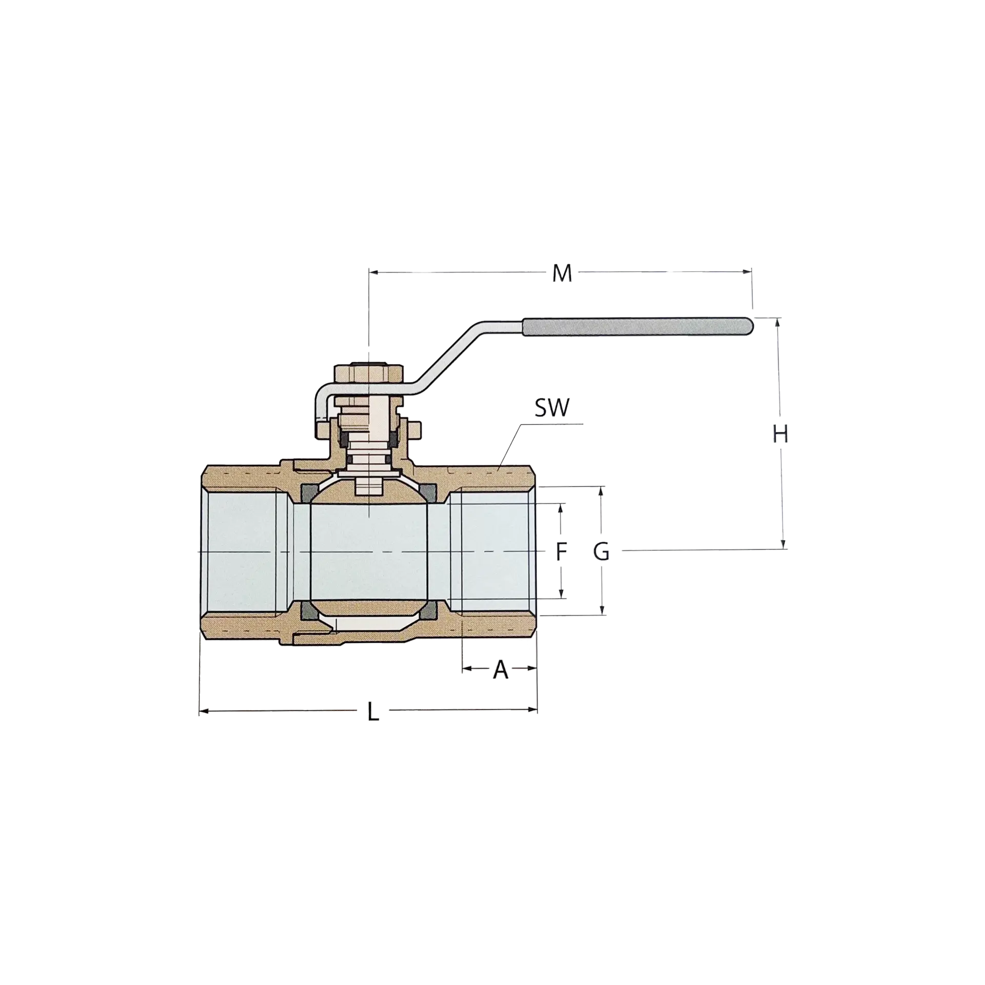 KÜRESEL VANA 3/4'' RINA SERTİFİKALI BRONZ GUIDI