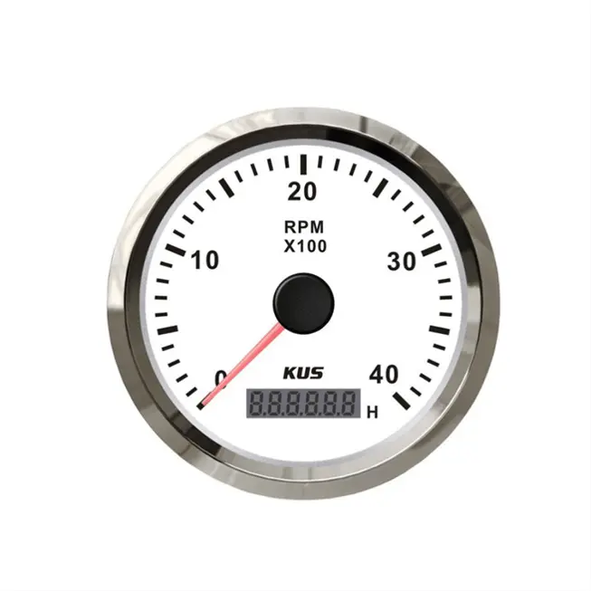 Kus 4'lü Temiz Su + Pis Su + Gri Su + 12V Voltmetre Göstergesi Siyah 111mm Kus