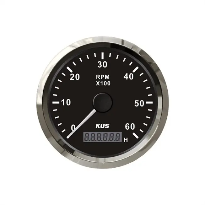 Kus Atık Su Göstergesi Siyah 240-33 ohm 12-24V 52 mm Kus