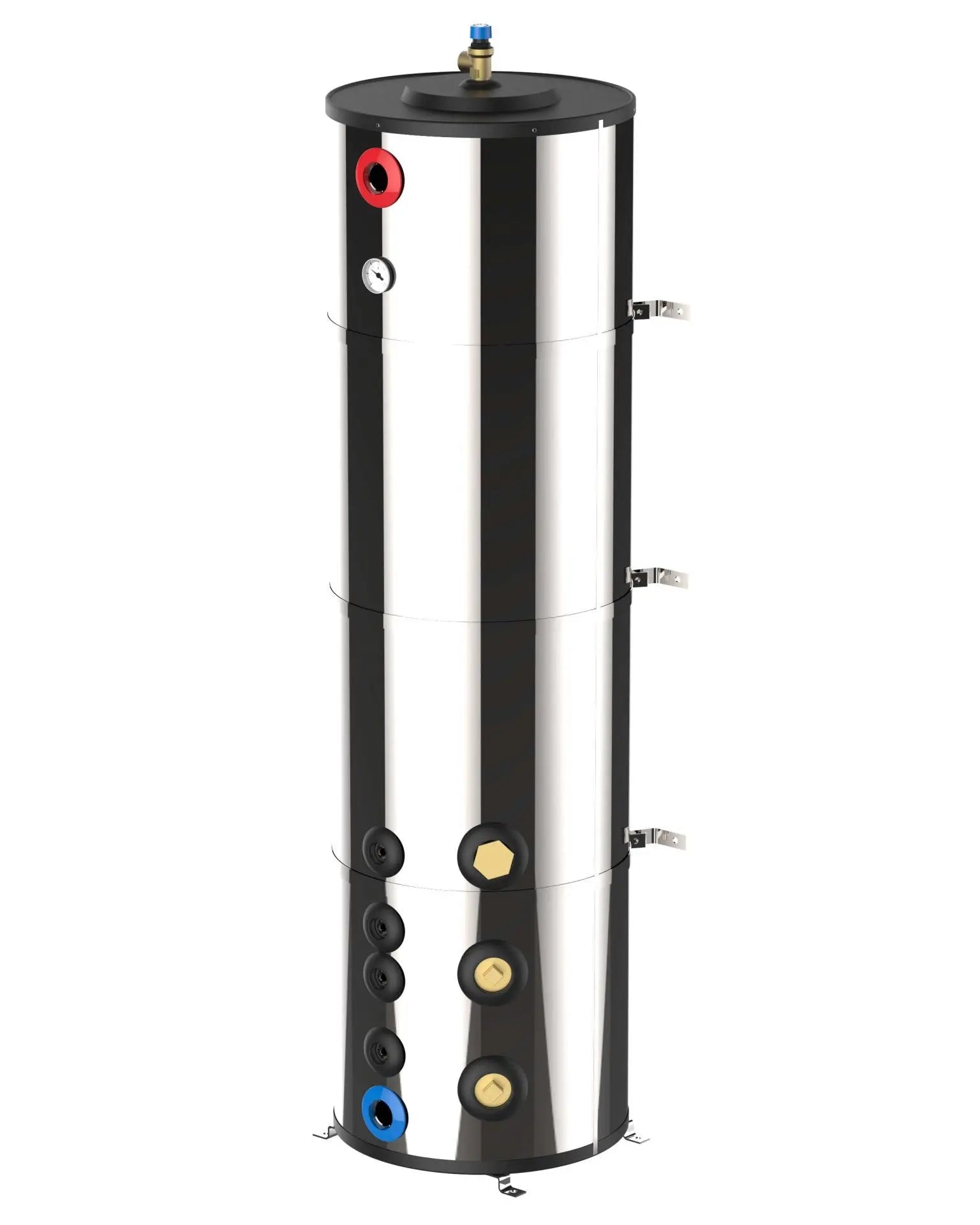 PROFESSIONAL SERİSİ BOILER 200 L DİKEY REZİSTANSSIZ (2 X 1500W YA DA 2 X 3000W REZİSTANS TAKILABİLİR ) ATI DI MARIANI