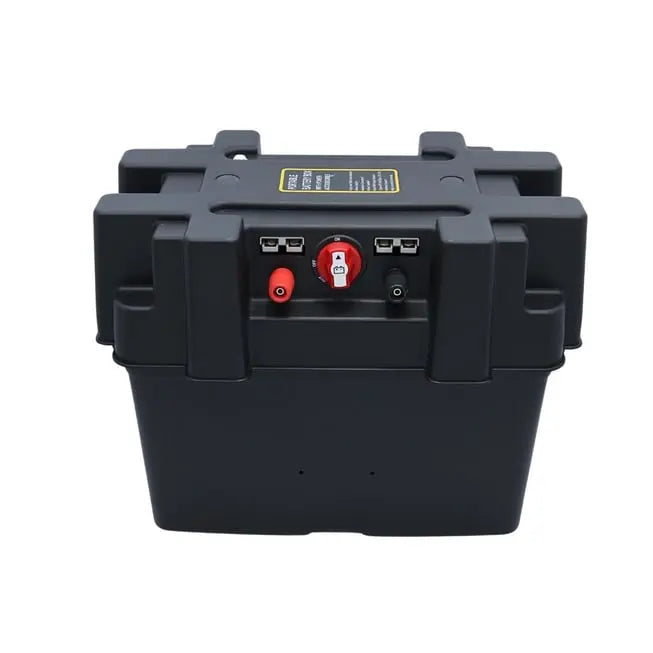 Plastik Akü Kutusu Çakmak+Usb+Voltmetreli ve Bot Şalterli Headerbs