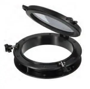 Plastik Lumboz Çap: 21 cm. Siyah Seaflo