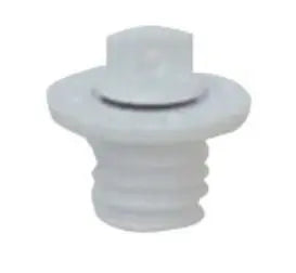 Plastik Miçoz Beyaz Yuvarlak 1/2" (13 mm) Nuova Rade