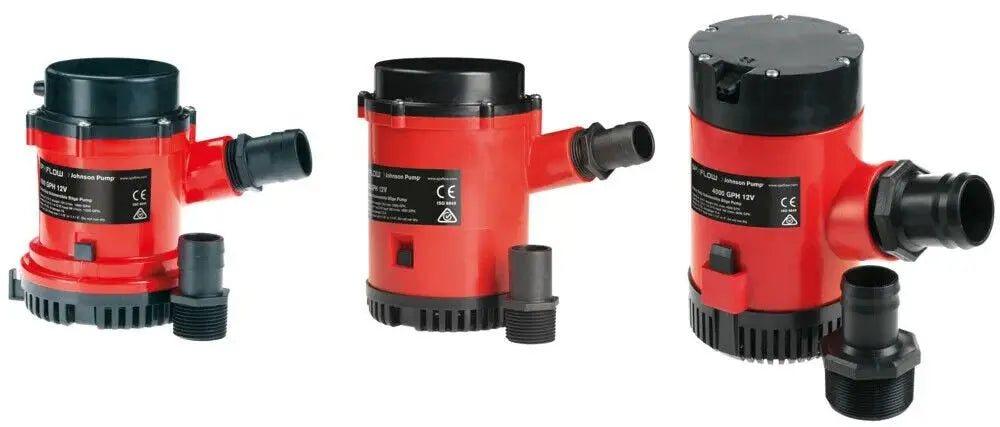 SİNTİNE POMPASI HEAVY DUTY BILGE PUMP 2200 GPH 24V 130 LT/DK SPX JOHNSON PUMP