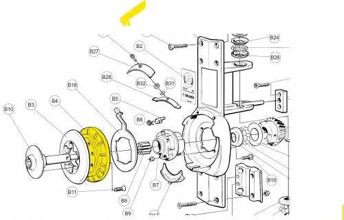 Sarma Direk Tamburu İç ø100/35-25 - Mas Mare