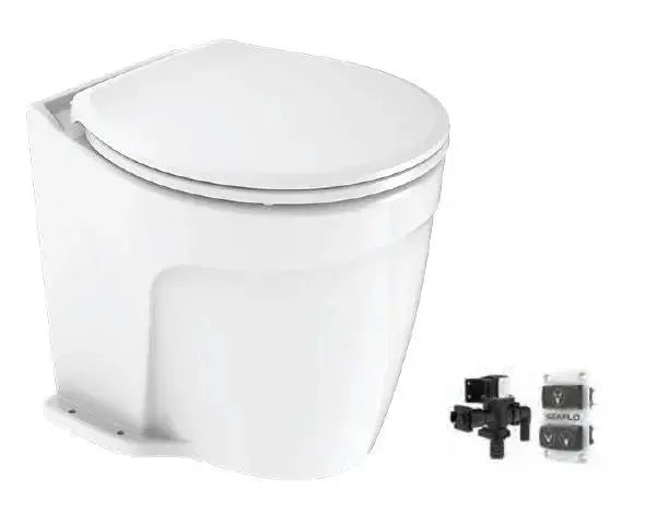 Seaflo Elektrikli Lüks Sessiz Tuvalet 12 V Mas Mare