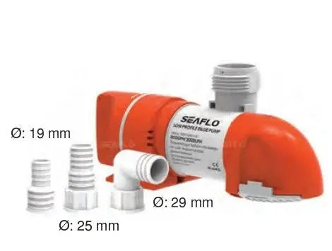 Seaflo Otomatik Düşük Profil Sintine Pompası 12 Volt Seaflo