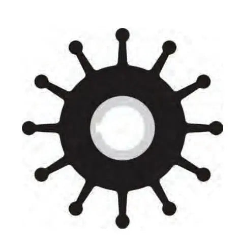 Sherwood Impeller 10077K Genişlik: 20 mm Ø: 57 mm Sherwood