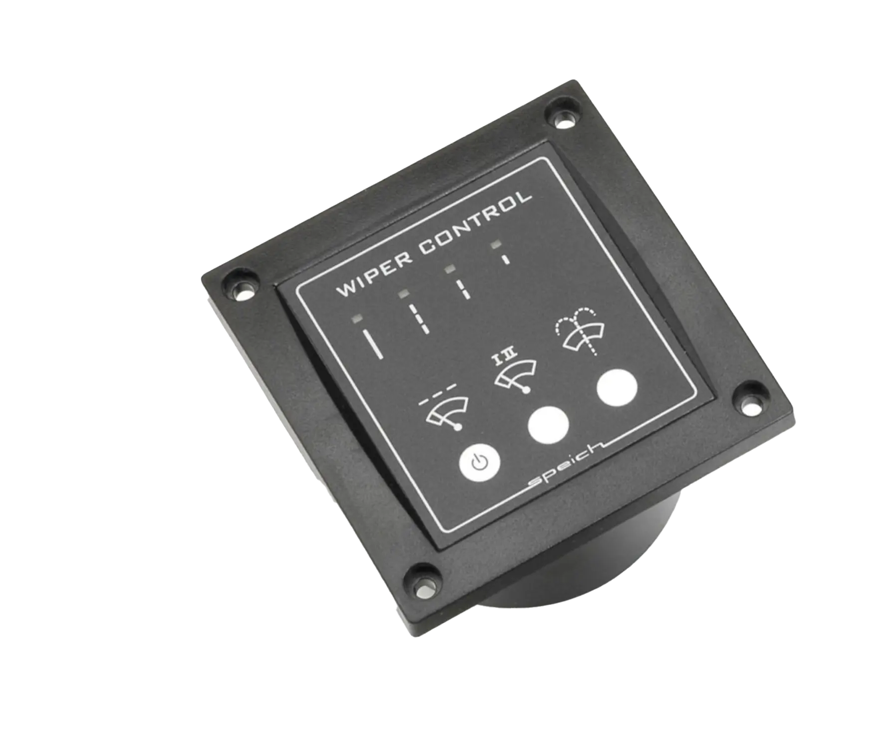 Silecek Kumanda Paneli 12V/24V (2 Silecek İçin), 2 Kademe Hız Kontrollü, Yıkamalı SPEICH