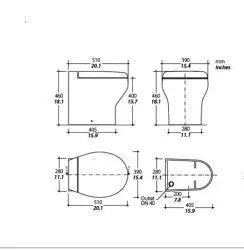 Silence Plus 2G Elektrikli Tuvalet 24V Yavaş Kapanır Kapak Taharet Musluklu TECMA