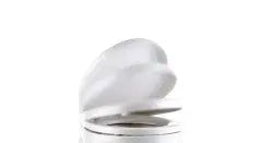 Silence Plus Plastik Yavaş Kapanır Tuvalet Kapağı Beyaz TECMA