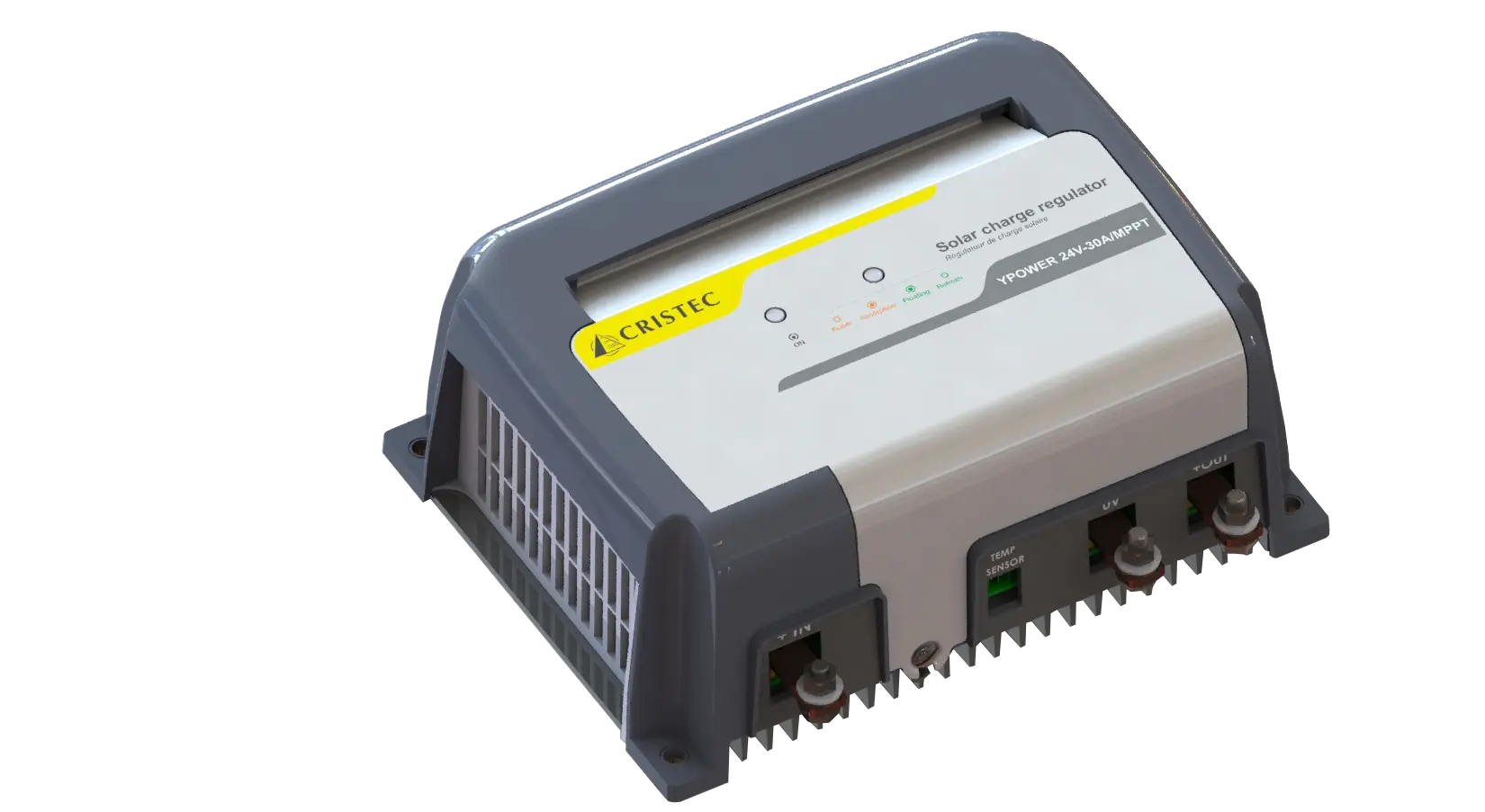 YPower Solar Şarj Regülatörü Mppt 24V 30A | Fansız CRISTEC