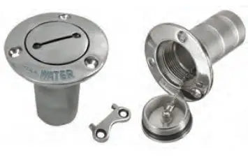 Yakıt Dolum Kapağı 38 mm Paslanmaz Marine Town