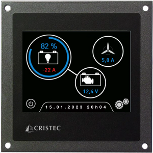 3.5'' DOKUNMATİK AKÜ MONİTÖRÜ CRISTEC