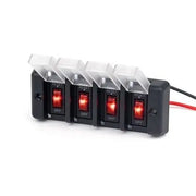 4'lü Switch Panel - Su Geçirmez Kapaklı Relaxn Marine