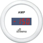 AMPERMETRE ŞÖNTLÜ 52 mm BEYAZ/BEYAZ WEMA