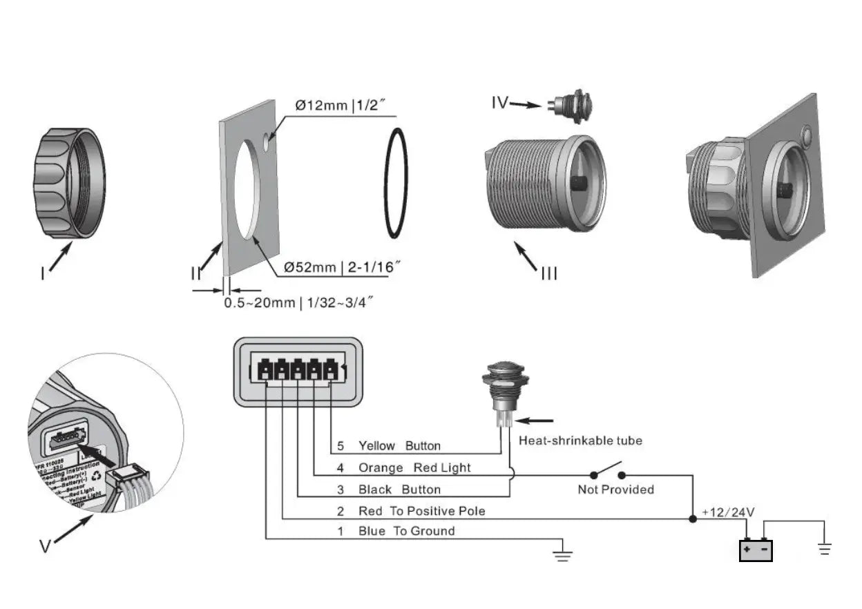 ANALOG SAAT 52 mm KROM/BEYAZ WEMA
