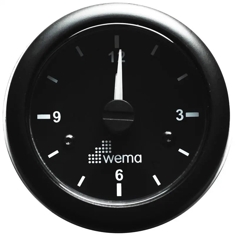 ANALOG SAAT 52 mm SİYAH/SİYAH WEMA