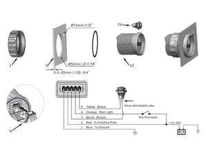 ANALOG SAAT 52 mm SİYAH/SİYAH WEMA