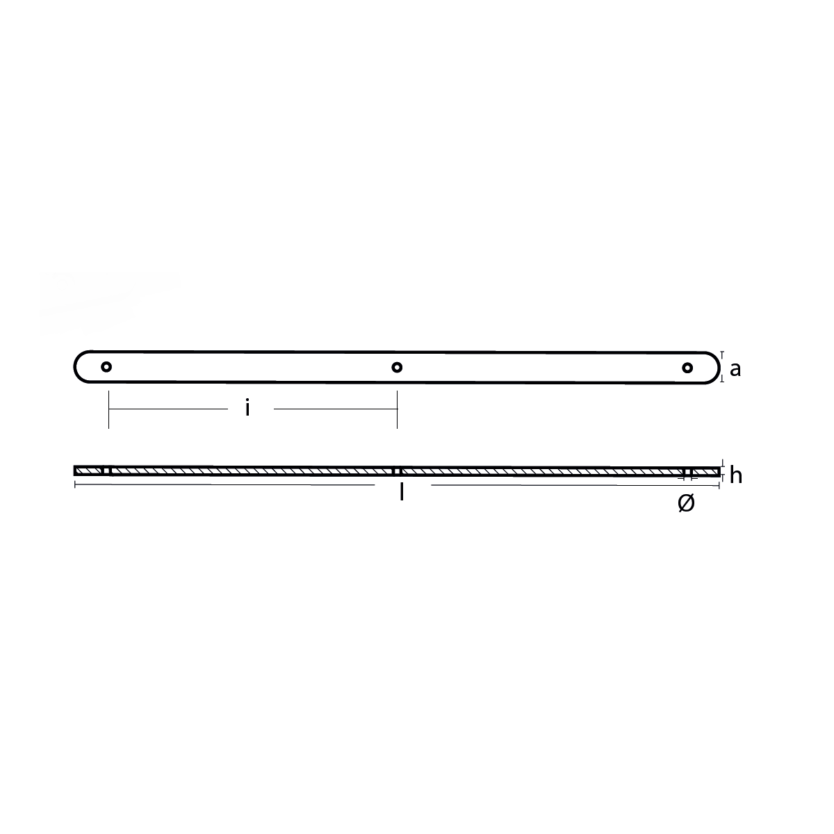 BAR TUTYA 1000x50x13 ÇİNKO TECNOSEAL