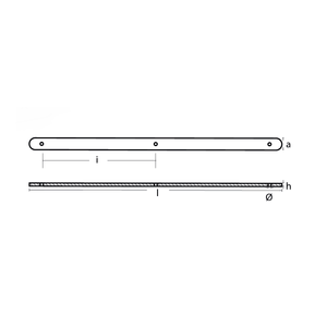BAR TUTYA 1000x50x13 ÇİNKO TECNOSEAL
