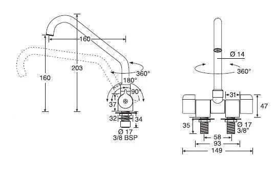 BARKA TEKLİ MUSLUK -RR4100 Barka