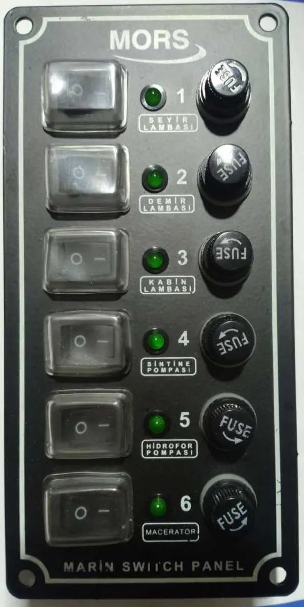 BFY 6'lı Switch Panel Dikey Mas Mare