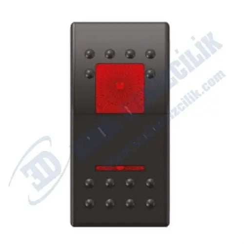 BFY Kırmızı Switch On-Off-On 12-24V Bfy
