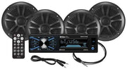 BOSS Audio Systems MCBK634B.64 USB, AUX Girişli Bluetoothlu Hoparlörlü Marin Teyp Seti BOSS Audio