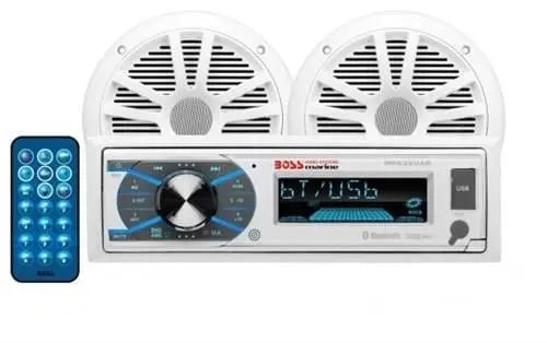 BOSS Audio Systems MCK632WB.6 USB, AUX Girişli Bluetoothlu Hoparlörlü Marin Teyp Seti BOSS Audio