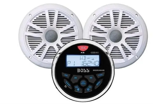 BOSS Audio Systems MCKGB350W.6 USB AUX Girişli Bluetoothlu Hoparlörlü Marin Teyp Seti BOSS Audio