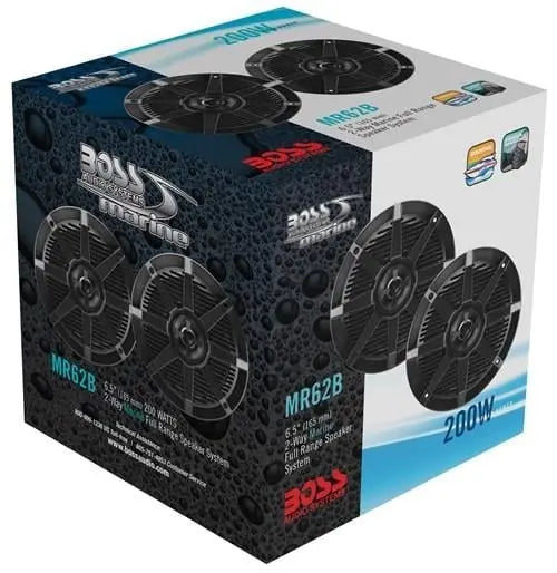 BOSS Audio Systems MR62B Marin Hoparlör 165mm Siyah BOSS Audio