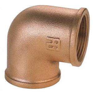 BRONZ 90° DİŞİ-DİŞİ DİRSEK 2'' GUIDI