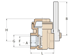 BRONZ ANİ KAPAMA VANASI 1'' GUIDI