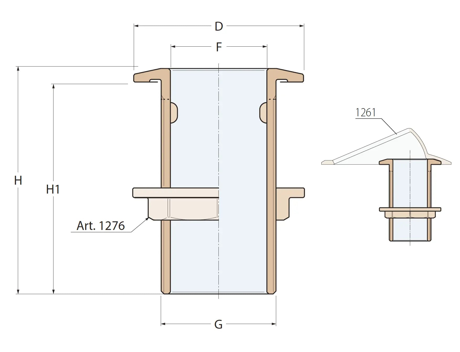 BRONZ BAĞLANTI KOVANI 1''1/4 GUIDI