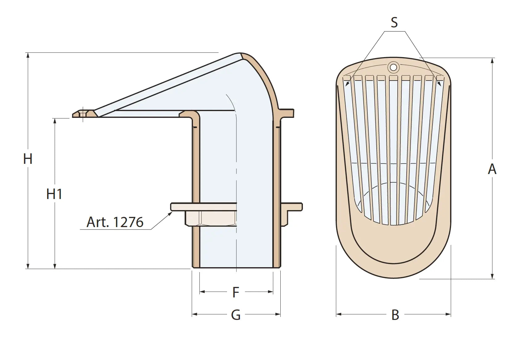 BRONZ SÜZGEÇLİ BAĞLANTI KOVANI 1''1/2 GUIDI