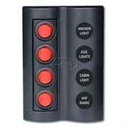 Bfy 4'lü Switch Panel, Işıklı ve Otomatik Sigortalı Bfy