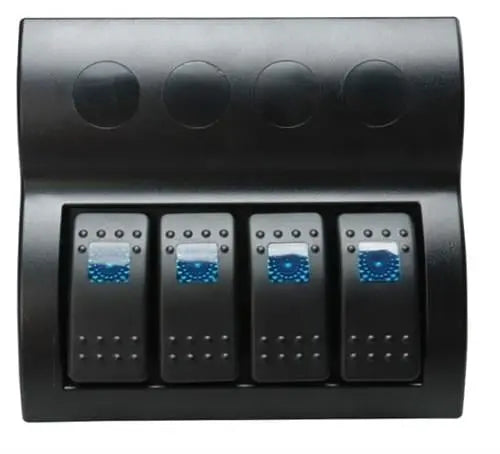 Bfy 4'lü Switch Panel,Mavi Işıklı ve Otomatik Sigortalı Bfy