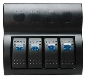Bfy 4'lü Switch Panel,Mavi Işıklı ve Otomatik Sigortalı Bfy