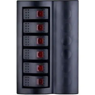 Bfy 6'lı Switch Panel, Işıklı ve Otomatik Sigortalı Bfy