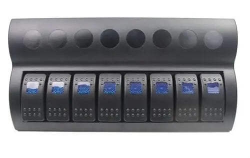 Bfy 8'li Switch Panel,Mavi Işıklı ve Otomatik Sigortalı Bfy