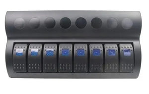 Bfy 8'li Switch Panel,Mavi Işıklı ve Otomatik Sigortalı Bfy