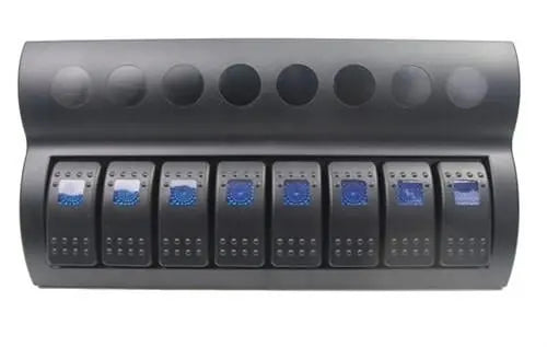 Bfy 8'li Switch Panel,Mavi Işıklı ve Otomatik Sigortalı Bfy