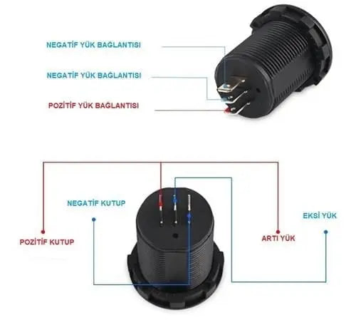 Bfy Voltmetre / Ampermetre Soketi Bfy